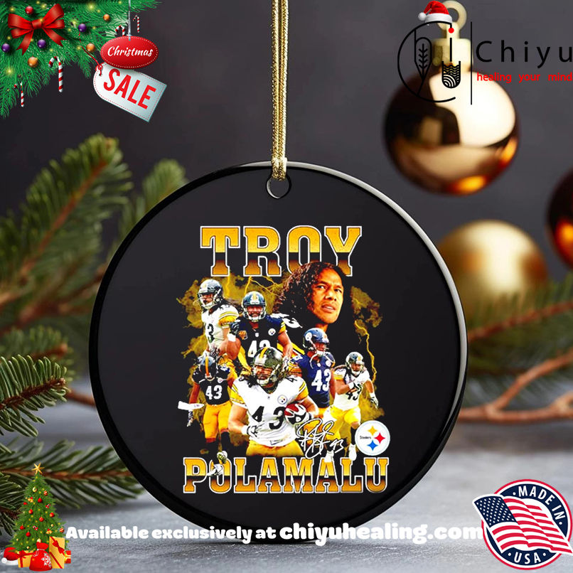 Troy Aumua Polamalu Pittsburgh Steelers signature shirt, Hoodie, Sweatshirt, Poster Canvas, Mug, Ornaments
