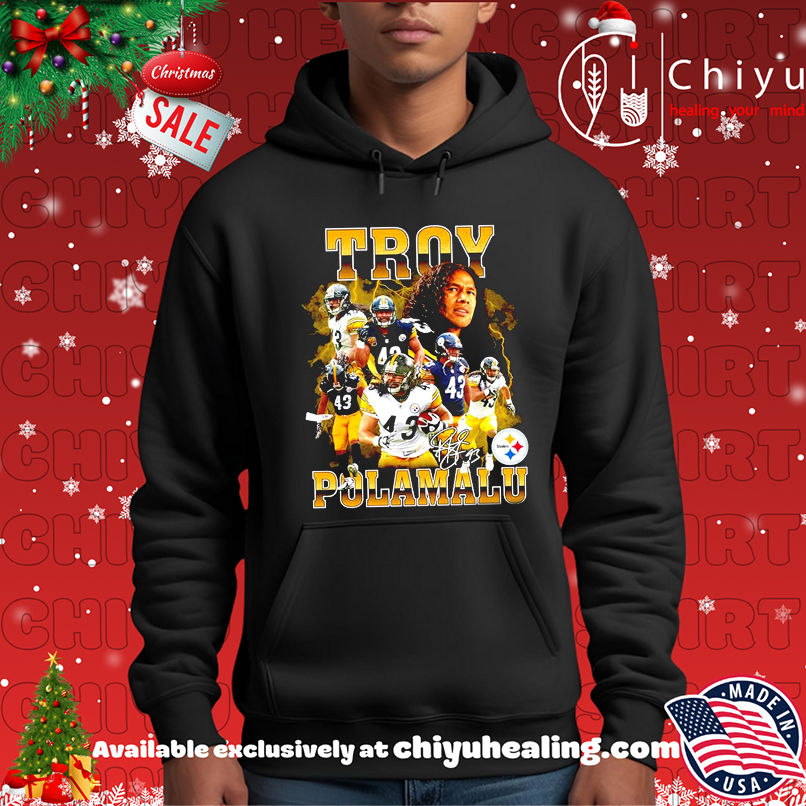 Troy Aumua Polamalu Pittsburgh Steelers signature shirt Troy Aumua Polamalu Pittsburgh Steelers signature shirt