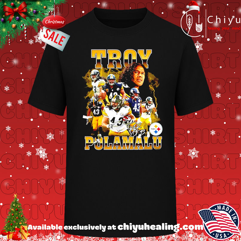 Troy Aumua Polamalu Pittsburgh Steelers signature shirt, Hoodie, Sweatshirt, Poster Canvas, Mug, Ornaments