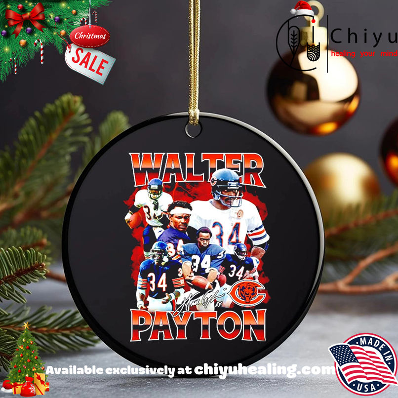 Walter Payton Chicago Bears signature shirt, Hoodie, Sweatshirt, Poster Canvas, Mug, Ornaments