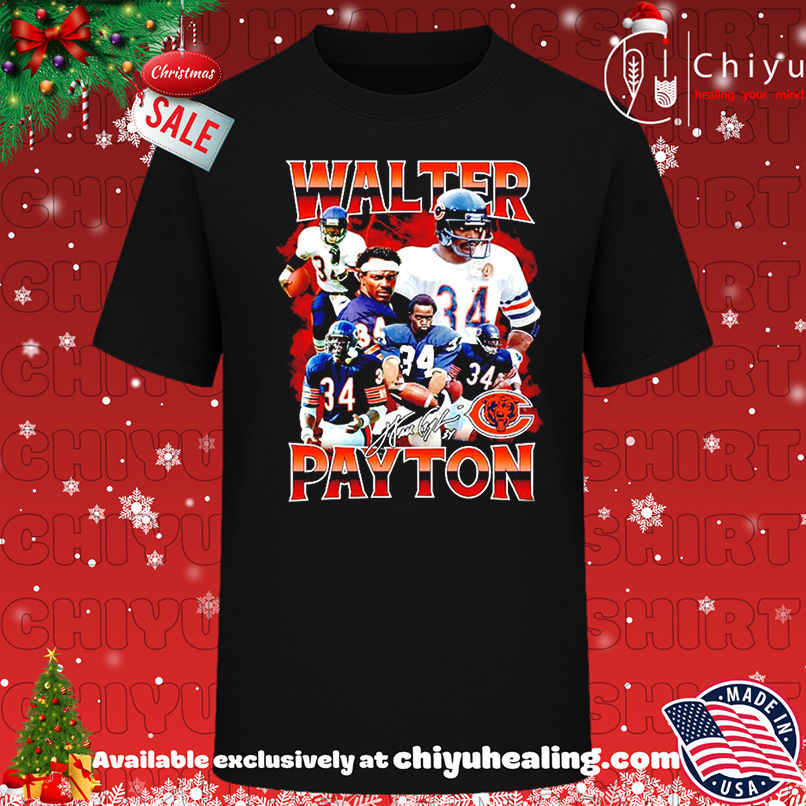 Walter Payton Chicago Bears signature shirt, Hoodie, Sweatshirt, Poster Canvas, Mug, Ornaments