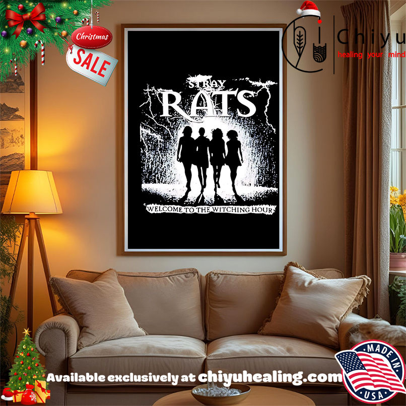 Welcome To The Witching Hour Stray Rats shirt, Hoodie, Sweatshirt, Poster Canvas, Mug, Ornaments