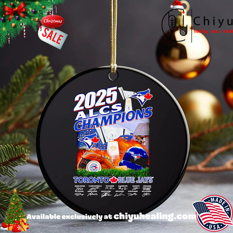 2025 ALCS Champions Toronto Blue Jays fire helmet signatures shirt, Hoodie, Sweatshirt, Poster Canvas, Mug, Ornaments