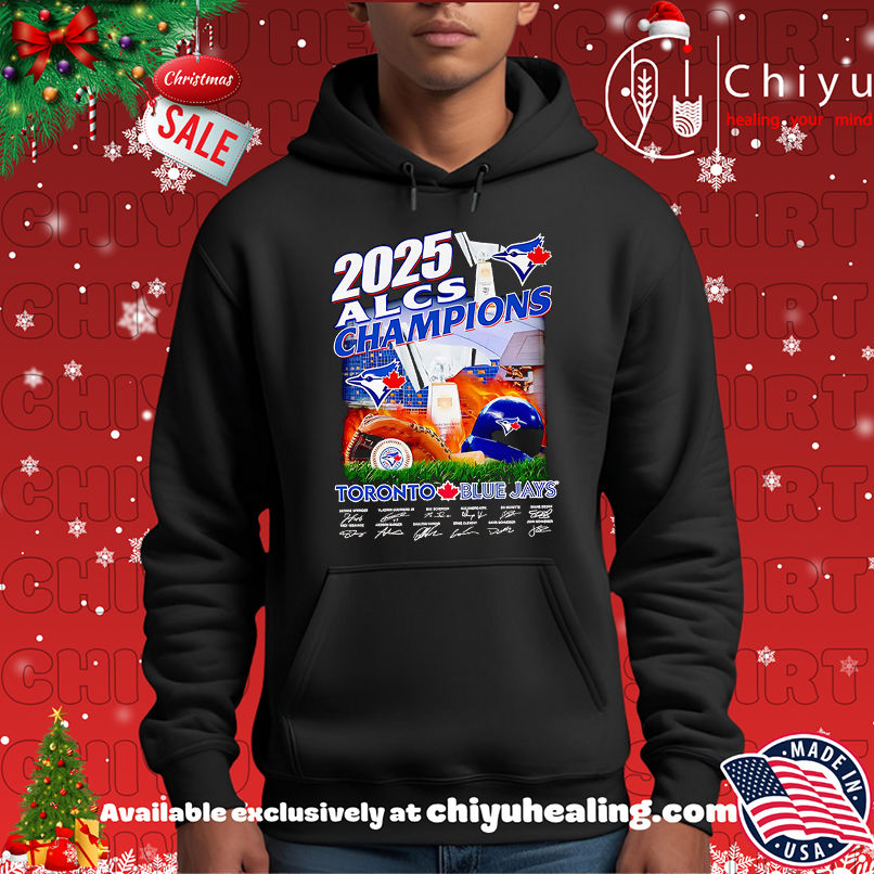 2025 ALCS Champions Toronto Blue Jays fire helmet signatures shirt 2025 ALCS Champions Toronto Blue Jays fire helmet signatures shirt