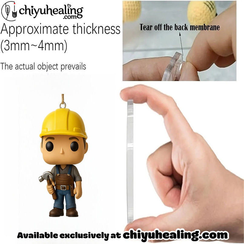 2025 Carpenter Advent Calendar, Christmas Countdown Advent Calendar Gift Box with 24 Acrylic Ornaments 3 2025 Carpenter Advent Calendar, Christmas Countdown Advent Calendar Gift Box with 24 Acrylic Ornaments