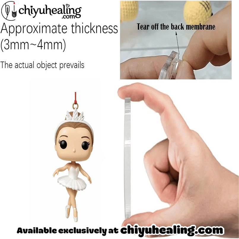 2025 Classic Ballet Shows Advent Calendar, Christmas Countdown Advent Calendar Gift Box with 24 Acrylic Ornaments 3 2025 Classic Ballet Shows Advent Calendar, Christmas Countdown Advent Calendar Gift Box with 24 Acrylic Ornaments