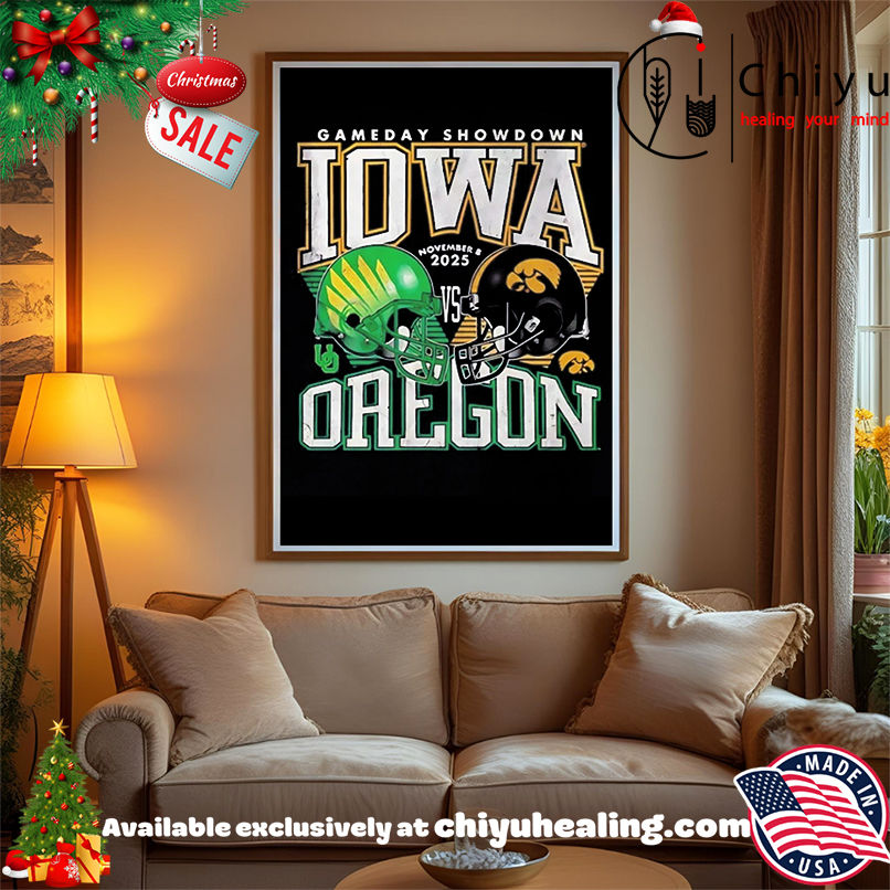 2025 Gameday Showdown Iowa Hawkeyes vs Oregon Ducks shirt 2025 Gameday Showdown Iowa Hawkeyes vs Oregon Ducks shirt