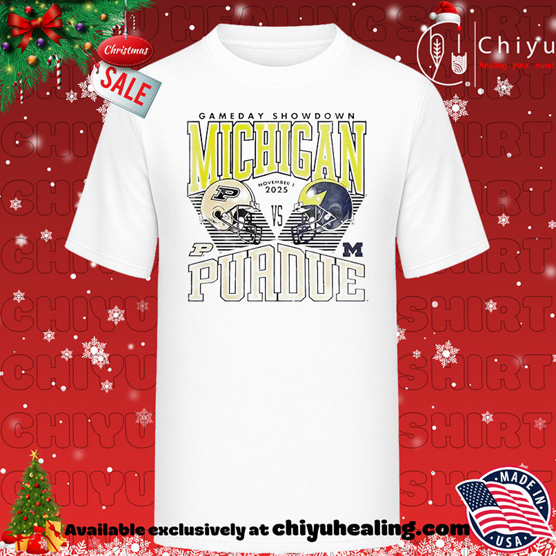 2025 Gameday Showdown Michigan Wolverines vs Purdue Boilermakers shirt, Hoodie, Sweatshirt, Poster Canvas, Mug, Ornaments