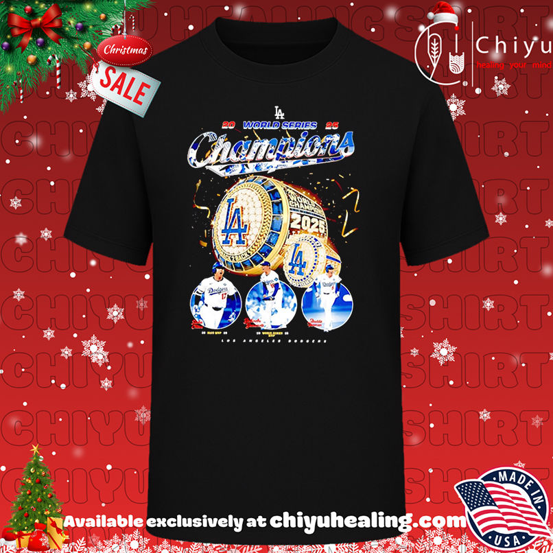 2025 LA Dodgers Ws Champions Collection By La Sierra shirt, Hoodie, Sweatshirt, Poster Canvas, Mug, Ornaments