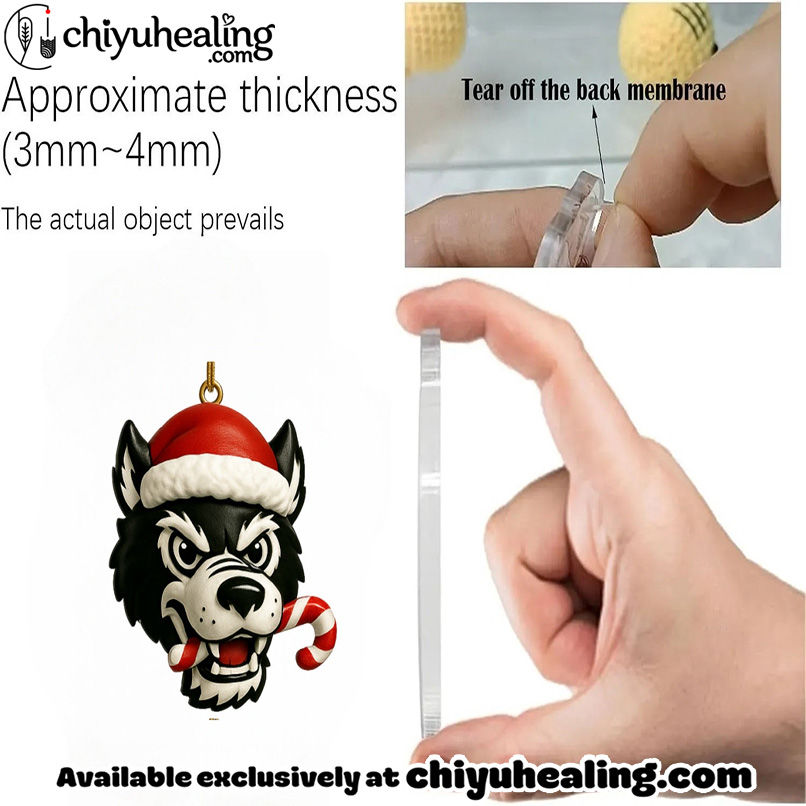 2025 NC State Wolfpack Advent Calendar, Christmas Countdown Advent Calendar Gift Box with 24 Acrylic Ornaments 3 2025 NC State Wolfpack Advent Calendar, Christmas Countdown Advent Calendar Gift Box with 24 Acrylic Ornaments