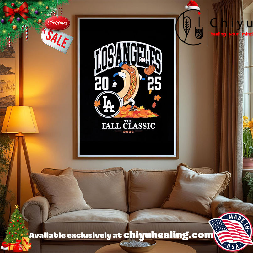 2025 The Fall Classic Los Angeles Dodgers Mascot shirt, Hoodie, Sweatshirt, Poster Canvas, Mug, Ornaments