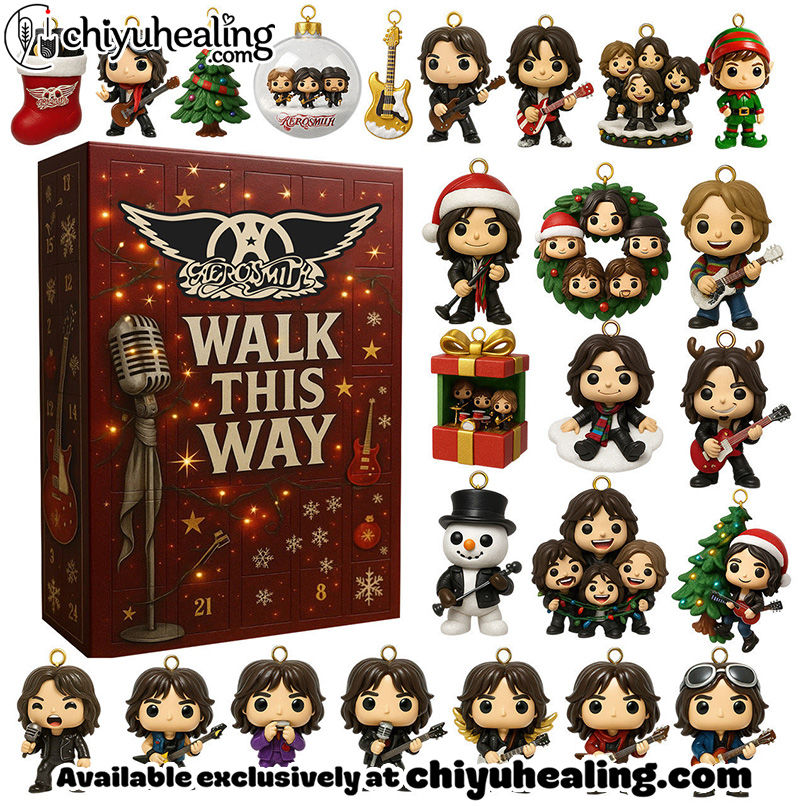 AER ADVENT CALENDAR 2025 CHRISTMAS GIFT, CHRISTMAS IDEA, Christmas Countdown Advent Calendar Gift Box with 24 Acrylic Ornaments