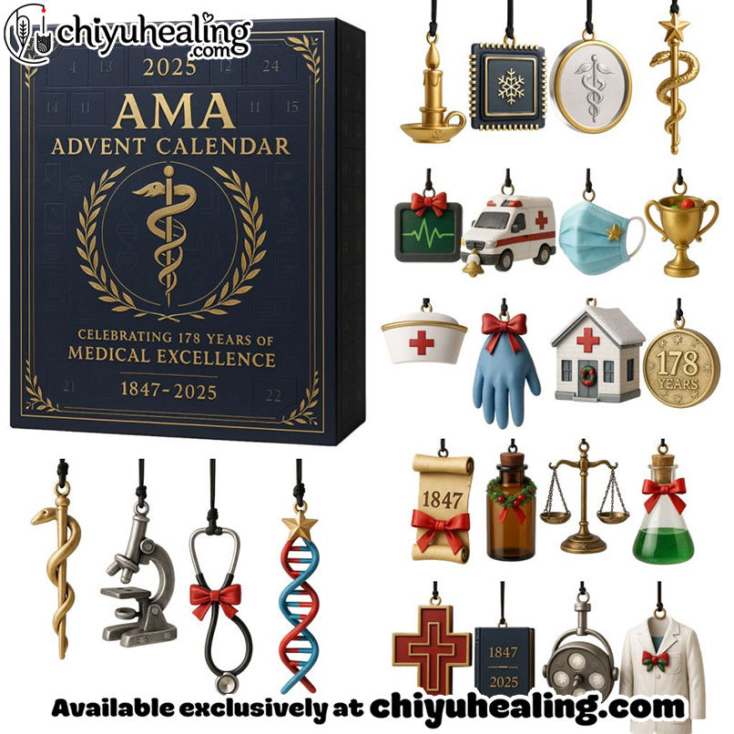 AMA 178th Anniversary Advent Calendar, Christmas Countdown Advent Calendar Gift Box with 24 Acrylic Ornaments AMA 178th Anniversary Advent Calendar, Christmas Countdown Advent Calendar Gift Box with 24 Acrylic Ornaments
