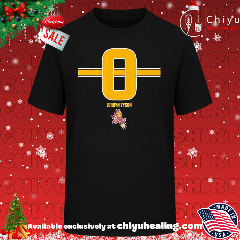 ASU Football Jordyn Tyson no 0 Stripe shirt, Hoodie, Sweatshirt, Poster Canvas, Mug, Ornaments