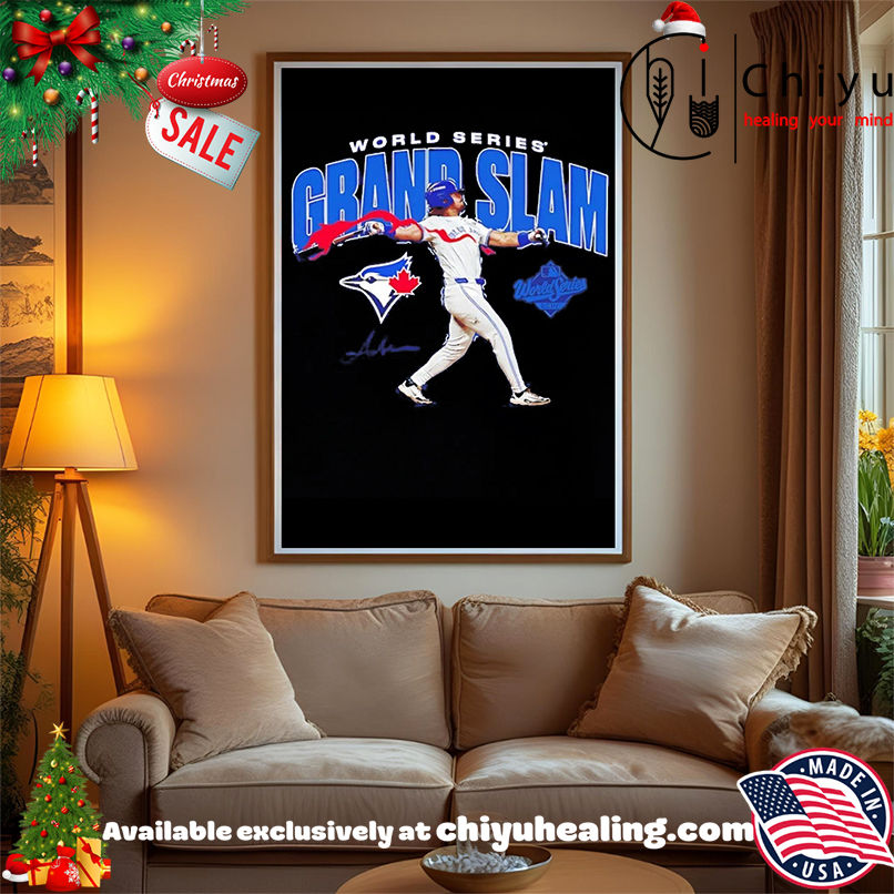 Addison Barger Toronto Blue Jays 2025 World Series Grand Slam shirt, Hoodie, Sweatshirt, Poster Canvas, Mug, Ornaments