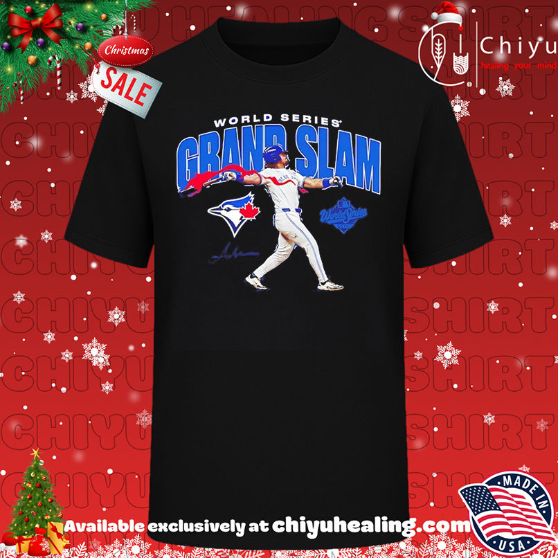 Addison Barger Toronto Blue Jays 2025 World Series Grand Slam shirt, Hoodie, Sweatshirt, Poster Canvas, Mug, Ornaments