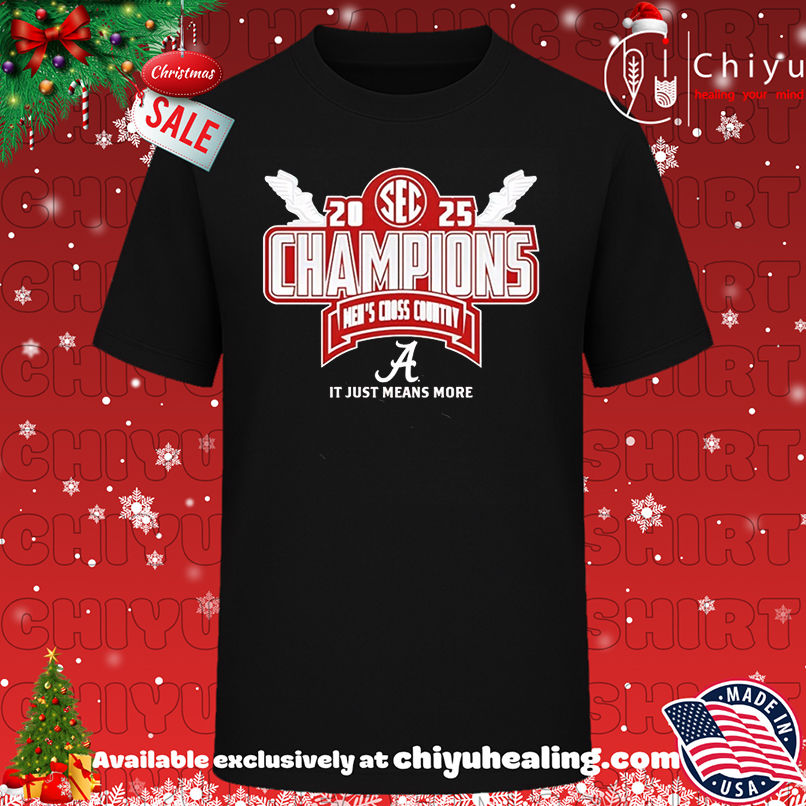 Alabama Crimson Tide 2025 SEC Men's Cross Country Conference Champions Locker Room shirt, Hoodie, Sweatshirt, Poster Canvas, Mug, Ornaments