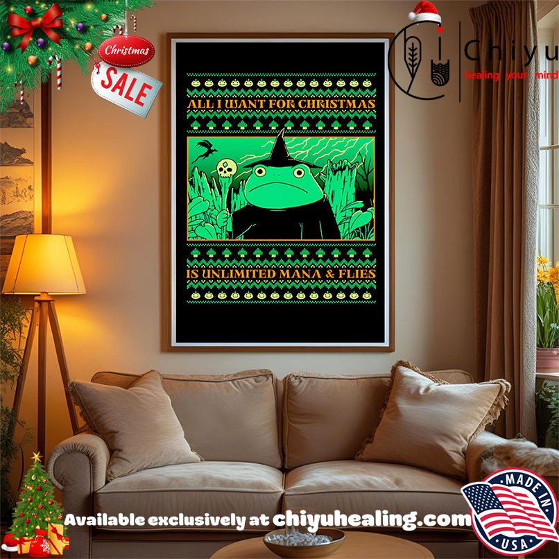 All I Want For Christmas Is Unlimited Mana And Flies Shirt All I Want For Christmas Is Unlimited Mana And Flies Shirt