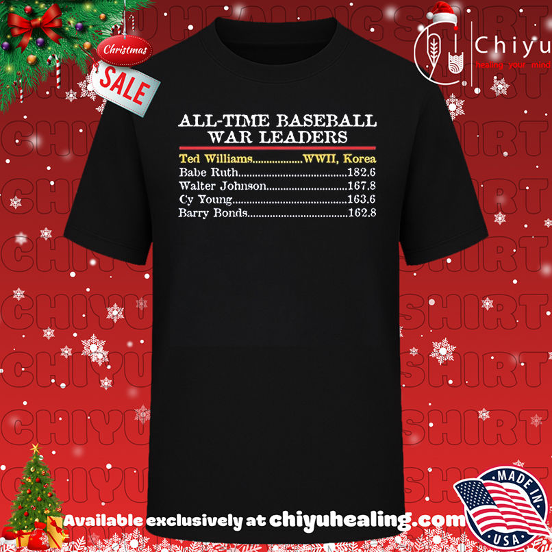 All Time Baseball War Leaders Chicago Cubs shirt, Hoodie, Sweatshirt, Poster Canvas, Mug, Ornaments