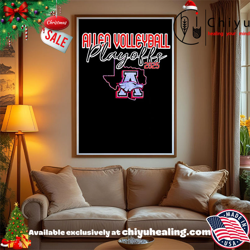 Allen Volleyball Playoffs 2025 logo shirt, Hoodie, Sweatshirt, Poster Canvas, Mug, Ornaments