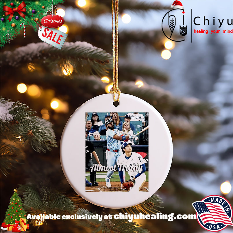 Almost Friday Oh Canada Dodgers vs Jay Blues shirt, Hoodie, Sweatshirt, Poster Canvas, Mug, Ornaments