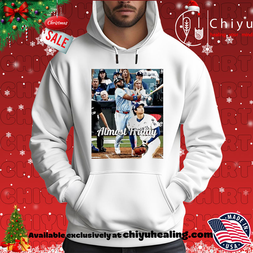 Almost Friday Oh Canada Dodgers vs Jay Blues shirt, Hoodie, Sweatshirt, Poster Canvas, Mug, Ornaments