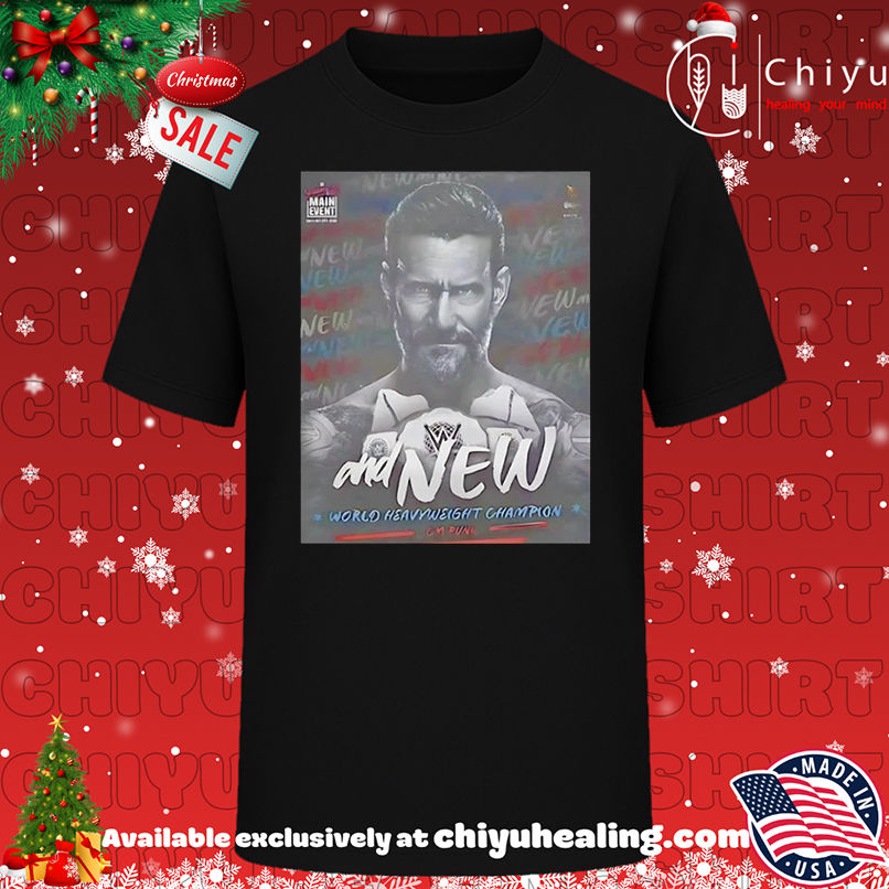 And New World Heavyweight Champion CM Punk Graphic T-shirt, Hoodie, Sweatshirt, Poster Canvas, Mug, Ornaments