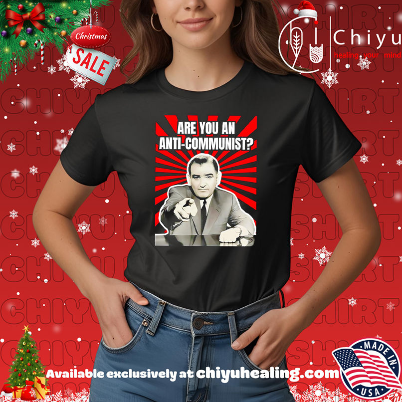 Are You An Anti-Communist retro shirt, Hoodie, Sweatshirt, Poster Canvas, Mug, Ornaments