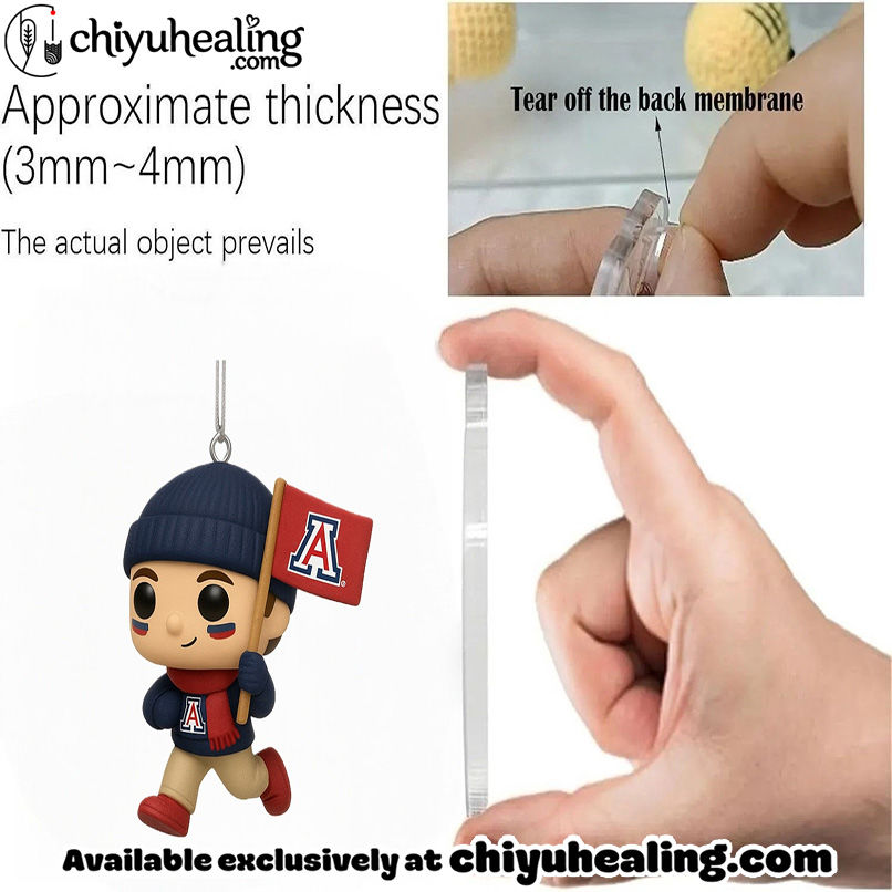 Arizona Wildcats 111th Anniversary Advent Calendar, Christmas Countdown Advent Calendar Gift Box with 24 Acrylic Ornaments 3 Arizona Wildcats 111th Anniversary Advent Calendar, Christmas Countdown Advent Calendar Gift Box with 24 Acrylic Ornaments