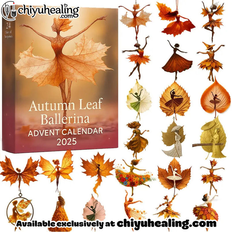 Autumn Leaf Ballerina Advent Calendar 2025, Christmas Countdown Advent Calendar Gift Box with 24 Acrylic Ornaments Autumn Leaf Ballerina Advent Calendar 2025, Christmas Countdown Advent Calendar Gift Box with 24 Acrylic Ornaments