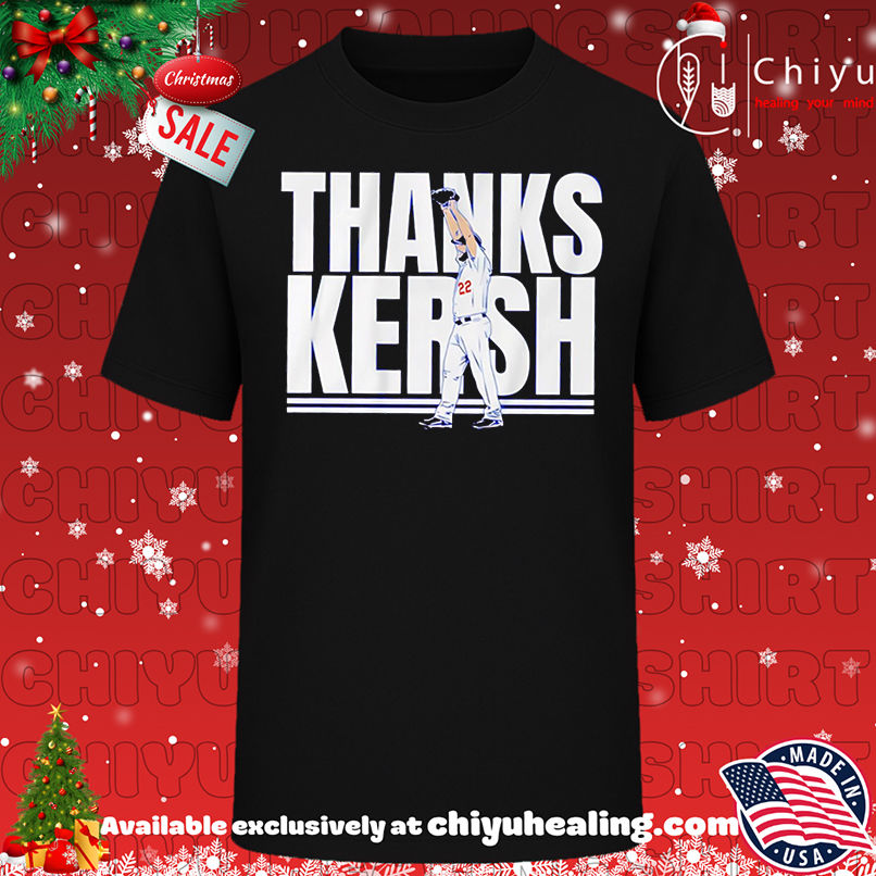 Awesome Clayton Kershaw Royal Los Angeles Dodgers Thank You shirt, Hoodie, Sweatshirt, Poster Canvas, Mug, Ornaments