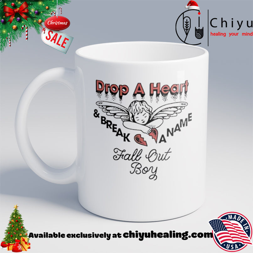 Awesome Drop A Heart Fall Out Boy shirt, Hoodie, Sweatshirt, Poster Canvas, Mug, Ornaments