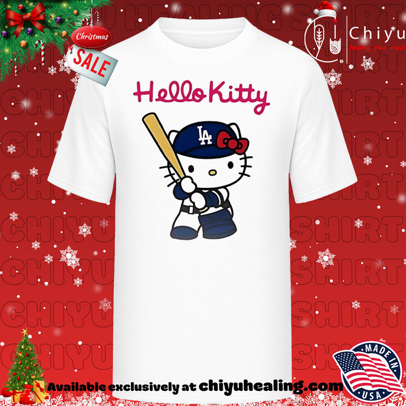 Awesome Hello Kitty x Los Angeles Dodgers 2025 Back To Back World Series Pink Baseball shirt, Hoodie, Sweatshirt, Poster Canvas, Mug, Ornaments