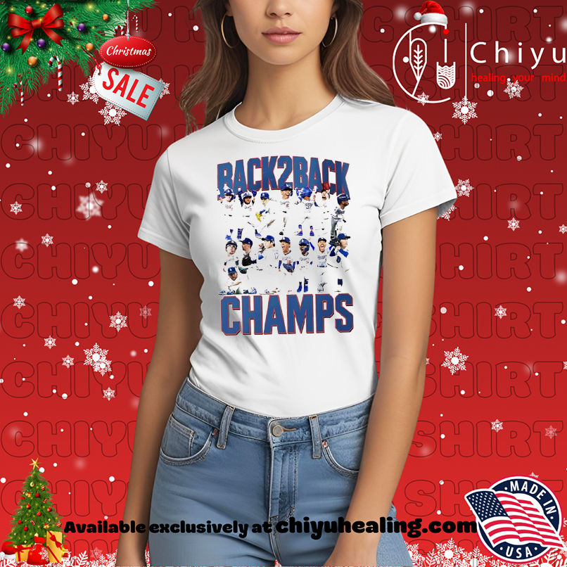 Awesome Los Angeles Dodgers Back 2 Back Mini Champs shirt, Hoodie, Sweatshirt, Poster Canvas, Mug, Ornaments