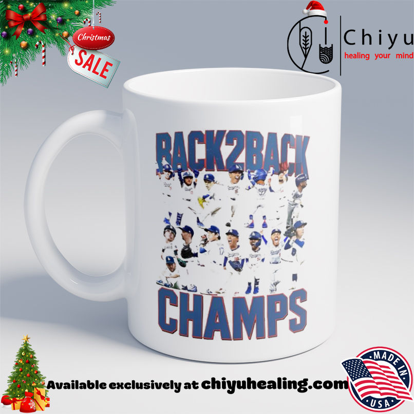 Awesome Los Angeles Dodgers Back 2 Back Mini Champs shirt, Hoodie, Sweatshirt, Poster Canvas, Mug, Ornaments