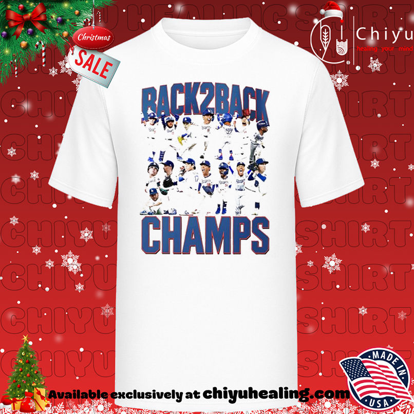 Awesome Los Angeles Dodgers Back 2 Back Mini Champs shirt, Hoodie, Sweatshirt, Poster Canvas, Mug, Ornaments