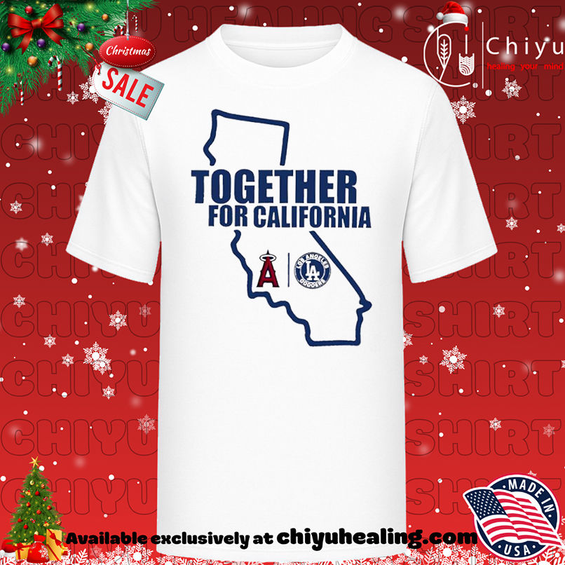 Awesome Los Angeles Dodgers Together For California shirt, Hoodie, Sweatshirt, Poster Canvas, Mug, Ornaments