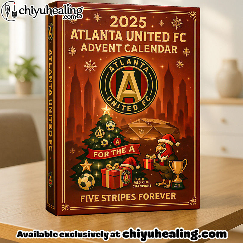 BEST Atlanta United FC Advent Calendar 2025, Christmas Countdown Advent Calendar Gift Box with 24 Acrylic Ornaments