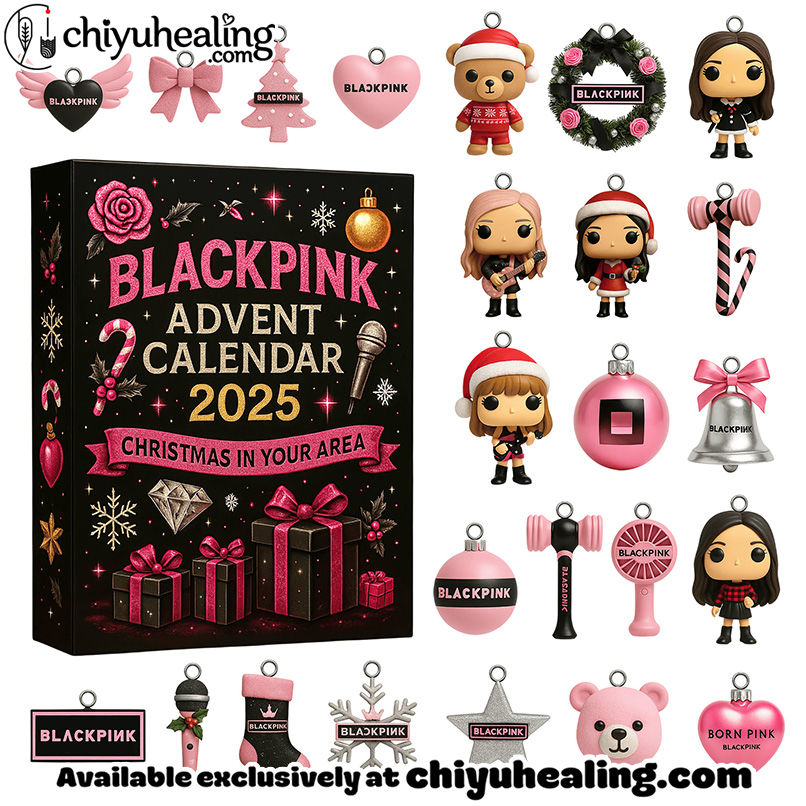 BLPK Premium Advent Calendar 2025 CHRISTMAS GIFT, CHRISTMAS IDEA, Christmas Countdown Advent Calendar Gift Box with 24 Acrylic Ornaments