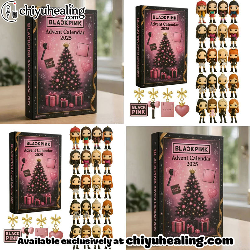 BP 2025 Advent Calendar, Christmas Countdown Advent Calendar Gift Box with 24 Acrylic Ornaments