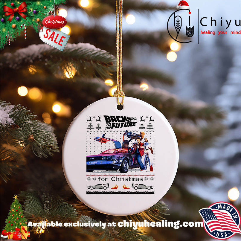 Back To The Future For Christmas shirt, Hoodie, Sweatshirt, Poster Canvas, Mug, Ornaments