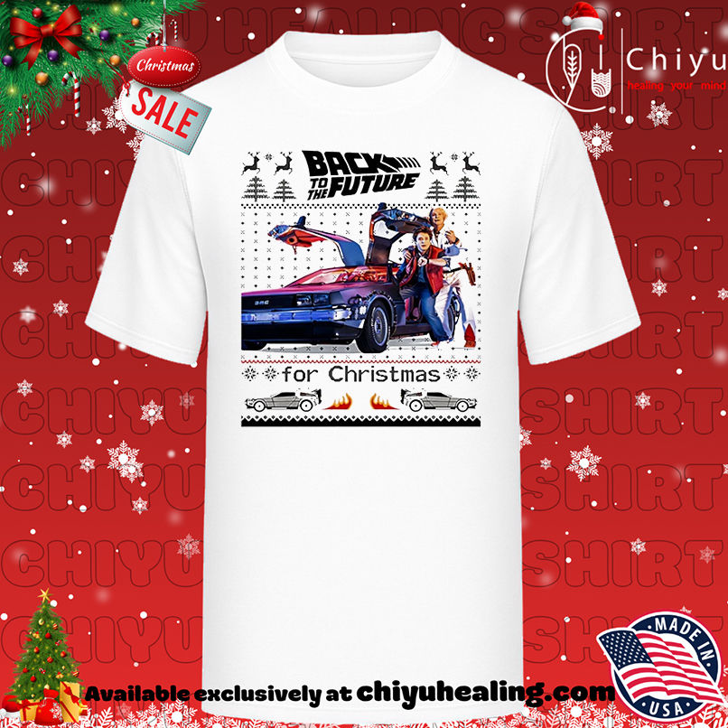Back To The Future For Christmas shirt, Hoodie, Sweatshirt, Poster Canvas, Mug, Ornaments