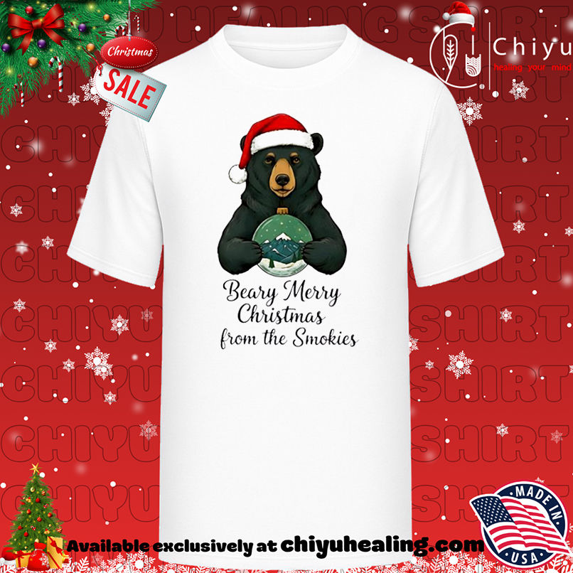 Beary Merry Christmas from the Smokies 2025 shirt, Hoodie, Sweatshirt, Poster Canvas, Mug, Ornaments