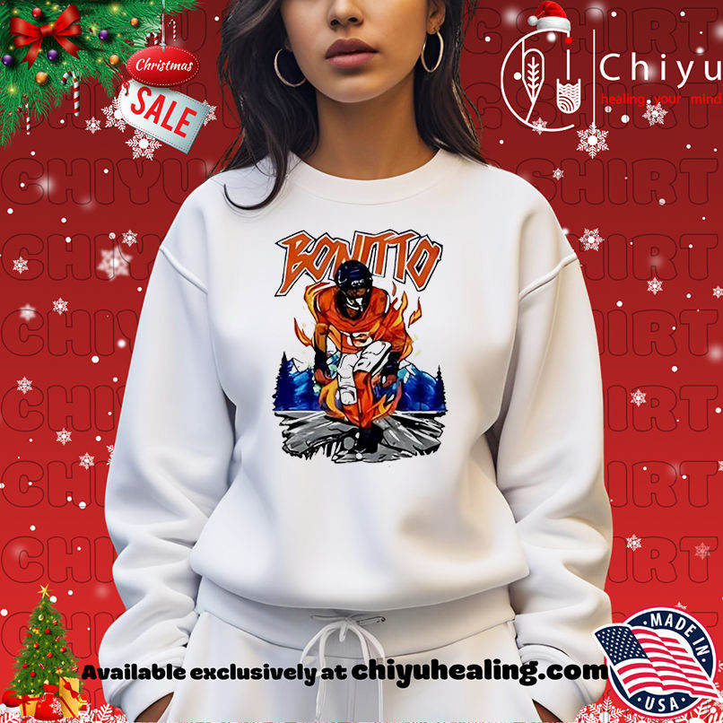 Best Nik Bonitto Denver Broncos Surrounded By Flames shirt Best Nik Bonitto Denver Broncos Surrounded By Flames shirt