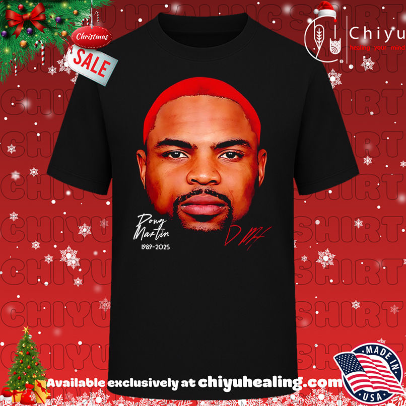 Big Head Doug Martin RIP 1989-2025 signature shirt, Hoodie, Sweatshirt, Poster Canvas, Mug, Ornaments