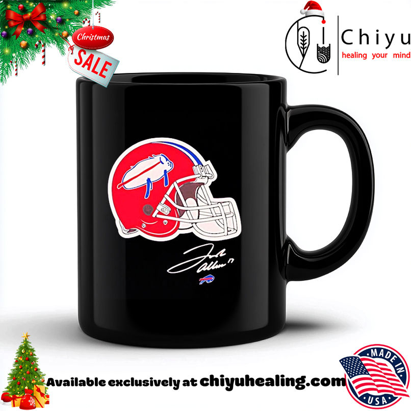 Billustration Josh Allen Buffalo Bills helmets shirt, Hoodie, Sweatshirt, Poster Canvas, Mug, Ornaments