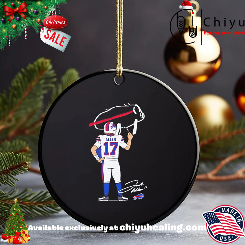 Billustration Josh Allen Buffalo Bills paint shirt, Hoodie, Sweatshirt, Poster Canvas, Mug, Ornaments