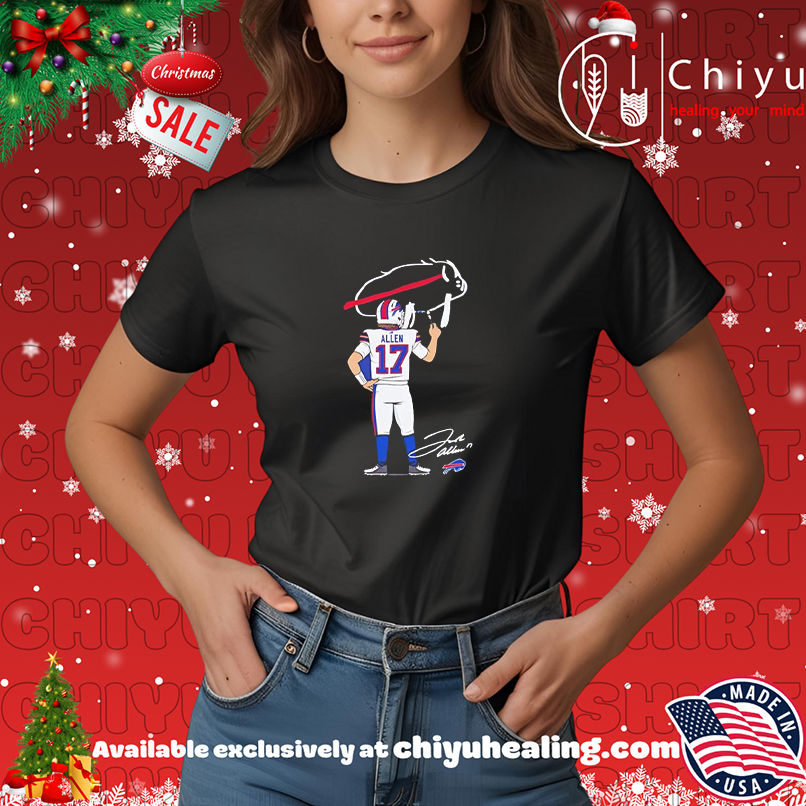 Billustration Josh Allen Buffalo Bills paint shirt, Hoodie, Sweatshirt, Poster Canvas, Mug, Ornaments