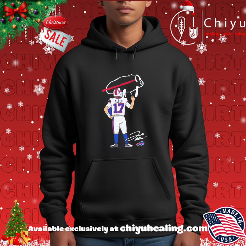 Billustration Josh Allen Buffalo Bills paint shirt Billustration Josh Allen Buffalo Bills paint shirt