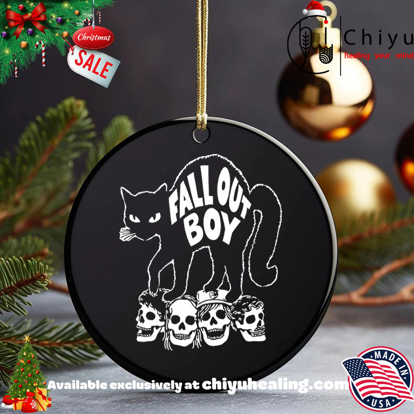 Black Cat Fall Out Boy Shirt, Hoodie, Sweatshirt, Poster Canvas, Mug, Ornaments